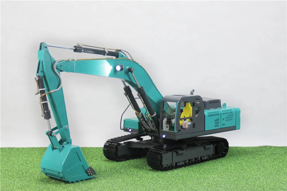 1/12 RC Excavator Metal Hydraulic Excavator Model Mechanical Engineering Adult Remote Control Car Excavator Model Toy