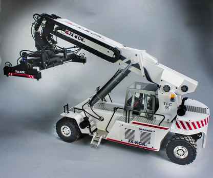 RC Crane TFC45 1/14 RC Hydraulischer Frontstaplerkran RTR Container-Handling-LKW ferngesteuertes Automodell Spielzeug 